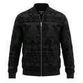 Balmain Black Jacquard Zip Jacket