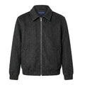 Louis Vuitton Charcoal Wool Zip Jacket