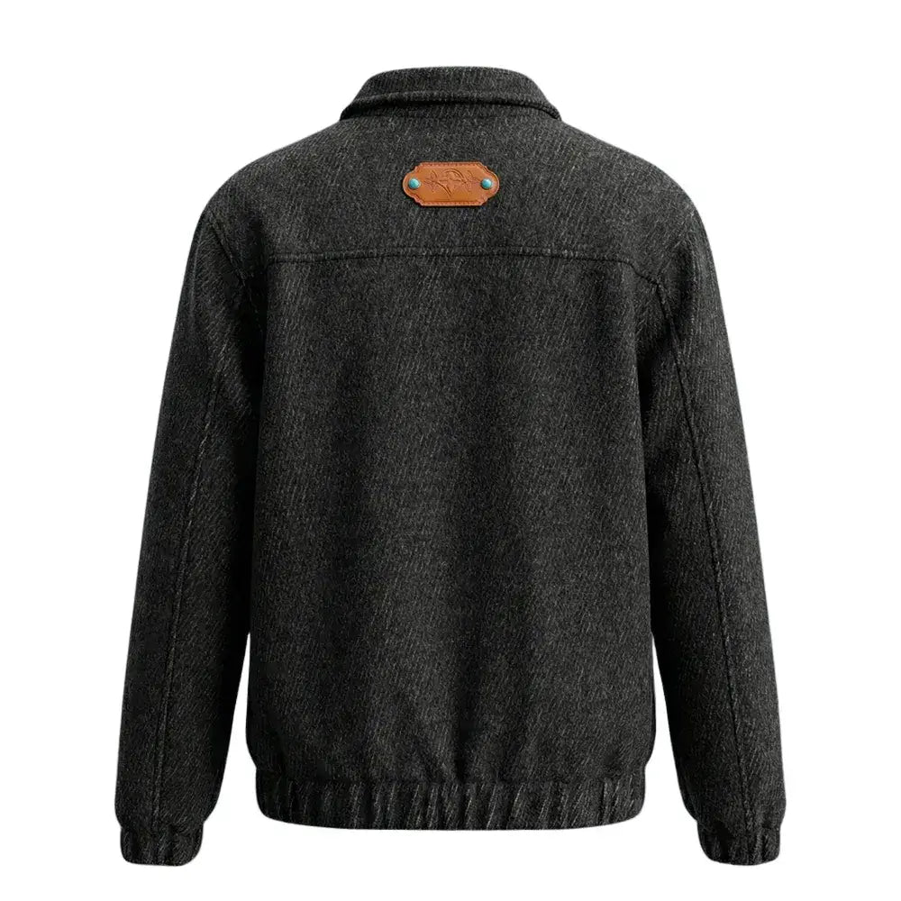 Louis Vuitton Charcoal Wool Zip Jacket